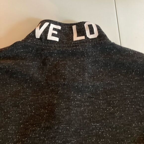 LOVE 7, Sweatshirt, Black marbled,Size S, - Picture 3 of 12